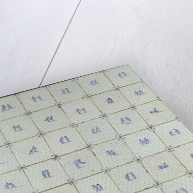Tiles with Scenes of Children Playing by Anonymous