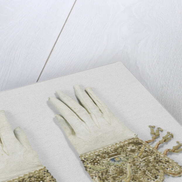A Pair of Wedding Gloves by Anonymous