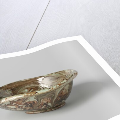 Come with everted mouth rim, decorated with marbled mud layer. Excavated Alkmaar The Netherlands by Anonymous