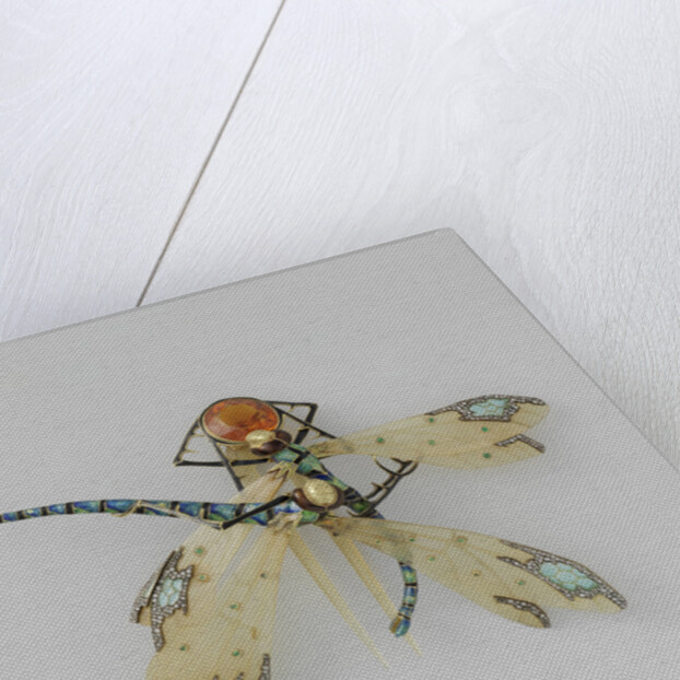 Comb in the form of two dragonflies by Lucien Gaillard