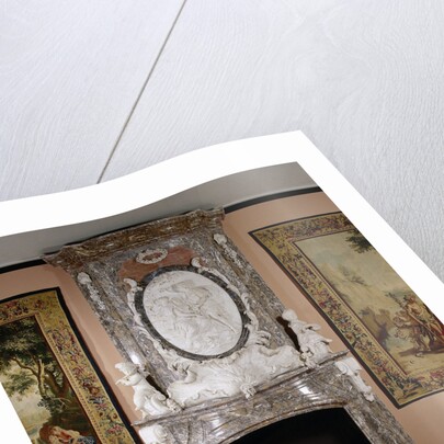 Mantel Piece with relief of Paris and Oenone by Jan Baptist Xavery