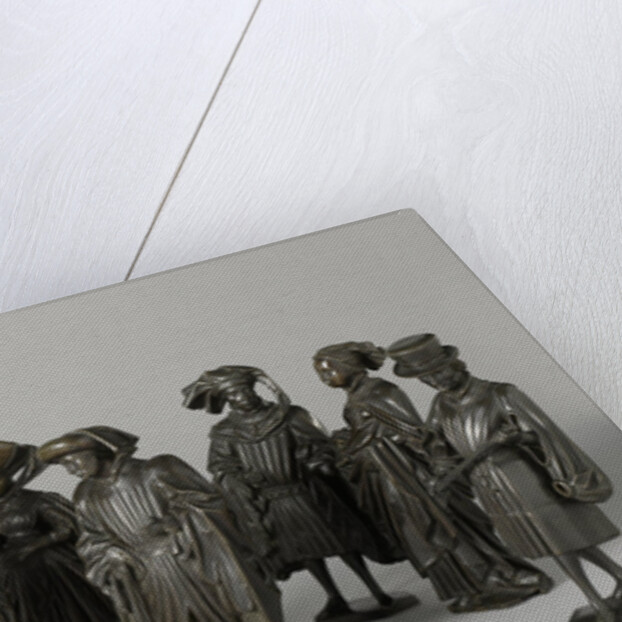 Ten weepers from the tomb of Isabella of Bourbon by Renier van Thienen