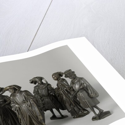 Ten weepers from the tomb of Isabella of Bourbon by Renier van Thienen