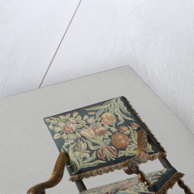 Armchair with tapestry upholstery by Anonymous