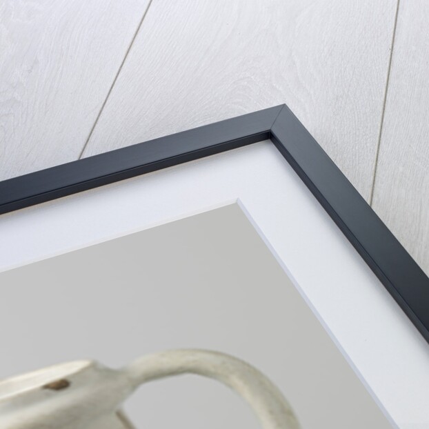 Puzzle jug, Fopkan on stand ring with worked neck and C-shaped ear. Undecorated by Anonymous