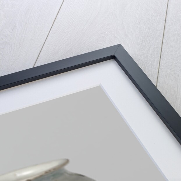 Vase, painted with flowers vines by Anonymous