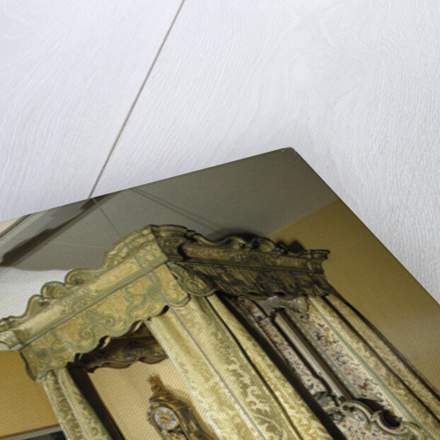 Four-poster bed by Anonymous