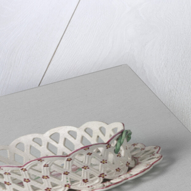 Fruit bowl with ears and openwork wall and rim by Anonymous
