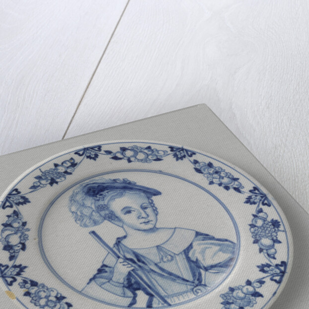 Dish with a Portrait of Prince William III as a Child by Anonymous