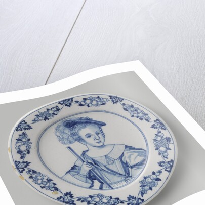 Dish with a Portrait of Prince William III as a Child by Anonymous