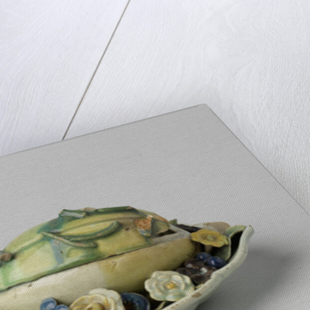 Butter dish in the shape of a melon, Blankenburg by Arie Blankers