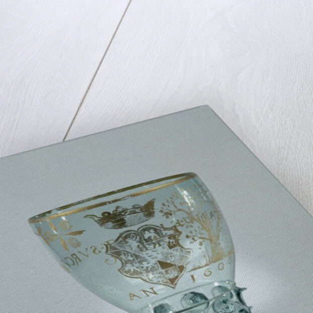 Roemer with the arms of Prince Maurice and the inscription: TANDEM.FIT. SVRCULUS ARBOR by Anonymous