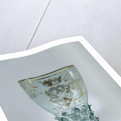 Roemer with the arms of Prince Maurice and the inscription: TANDEM.FIT. SVRCULUS ARBOR by Anonymous