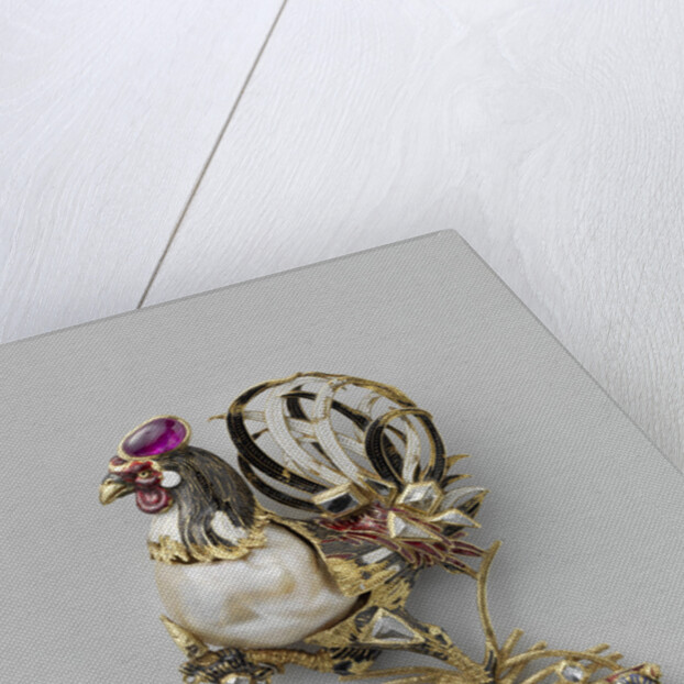 Pendant in the form of a cock by Anonymous