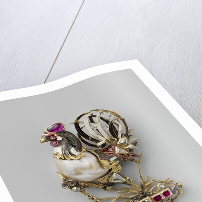 Pendant in the form of a cock by Anonymous