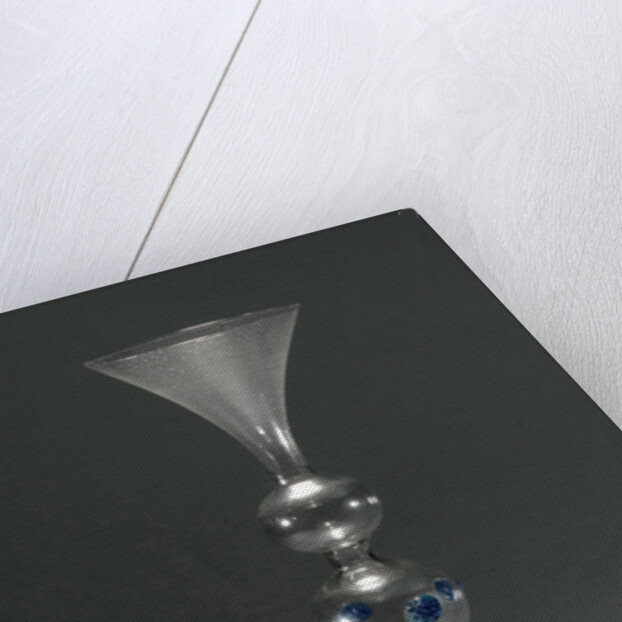 Wine glass with a hollow stem with five balls by Anonymous