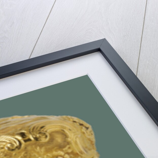 Walking stick Button with three medallions which symbols of music, painting and sculpture by Louis Métayer