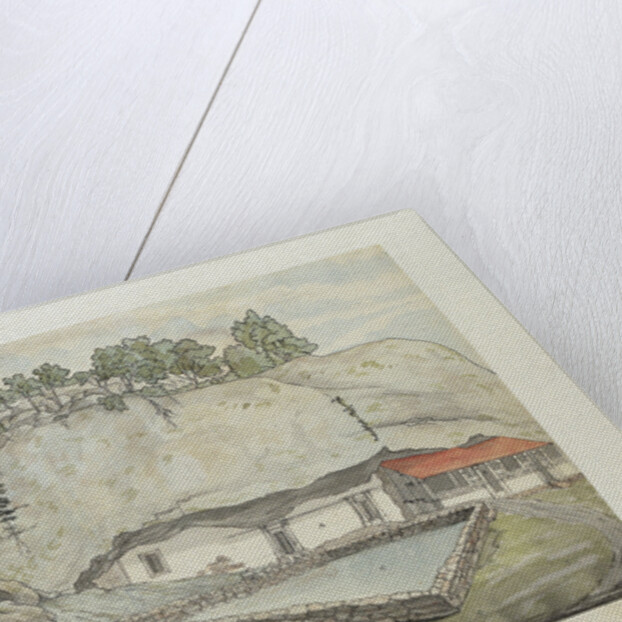 Sinhalese sanctuary in Ceylon Sri Lanka, Jan Brandes by Anonymous