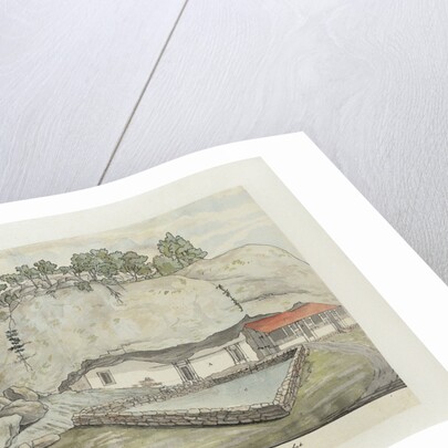 Sinhalese sanctuary in Ceylon Sri Lanka, Jan Brandes by Anonymous