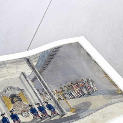 Legation of the VOC at the monarch of Kandy by Jan Brandes