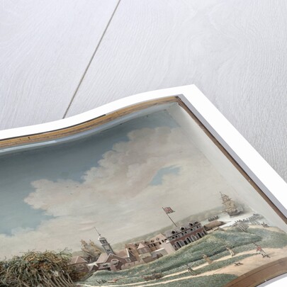 Diorama of Government Square in Paramaribo Suriname by Gerrit Schouten