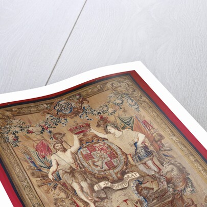 Weapon Carpet of King William III, governor of the Netherlands, and Queen Mary II Stuart, stadhouder by Anonymous