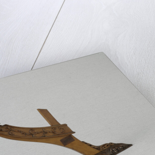 Model of a figurehead by Anonymous