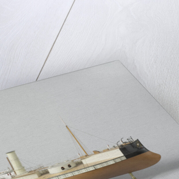 Model of the ramming ship Taurus 'ramtorenschip Stier' by Laird Brothers