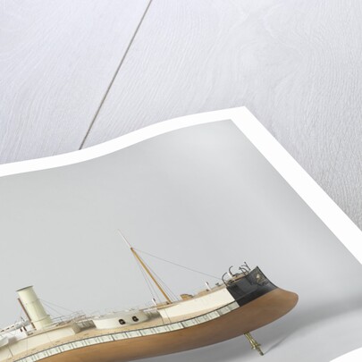 Model of the ramming ship Taurus 'ramtorenschip Stier' by Laird Brothers