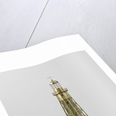 Model of the Northern Guard lighthouse on Java Indonesia by Grofsmederij Leiden