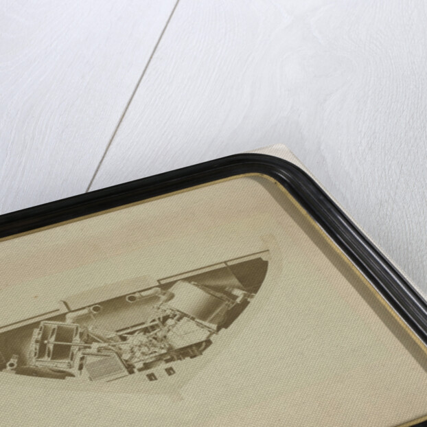 Photolithography of a steam engine by Dupuy de Lome