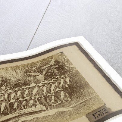 Photo of a group of coolies by Anonymous
