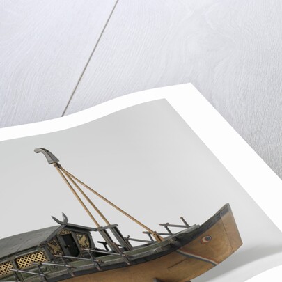 Model of an Oriental vessel by Anonymous