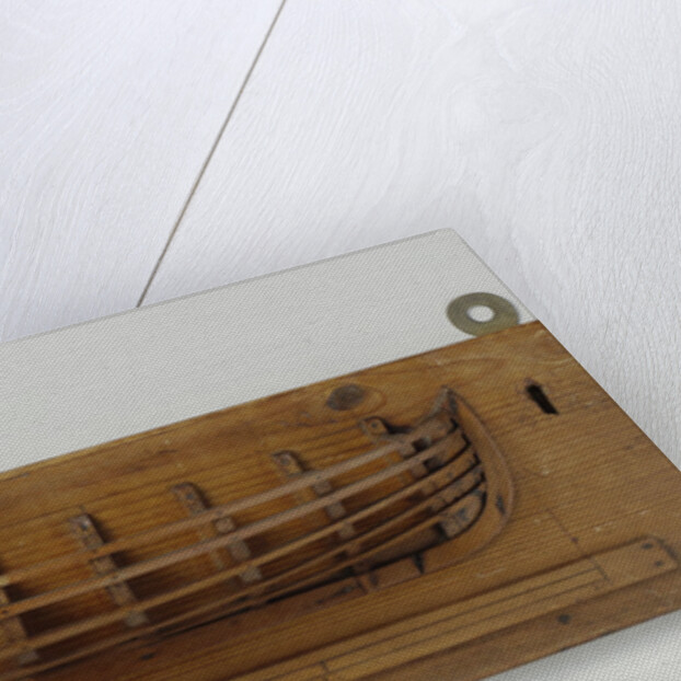 Half Model of a boat by Anonymous