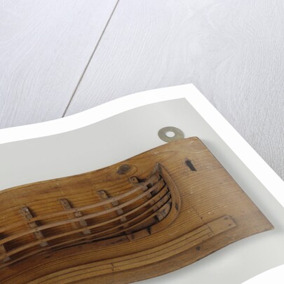 Half Model of a boat by Anonymous