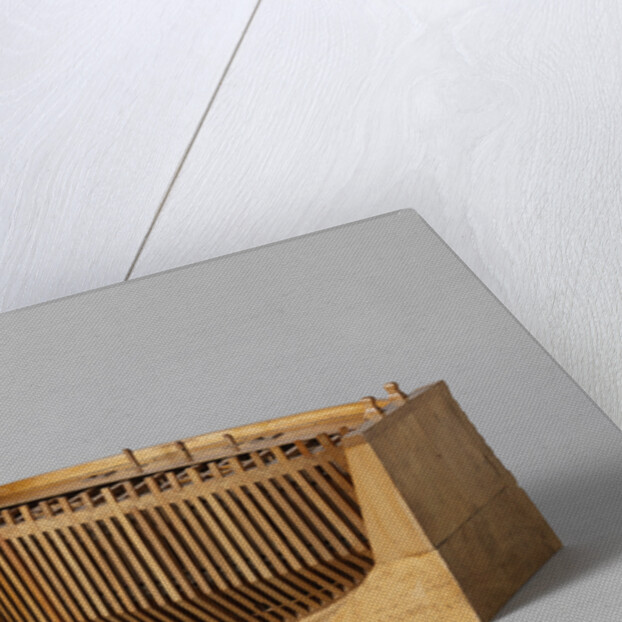 Model of a ship door in its rabbets by Antoine Groignard