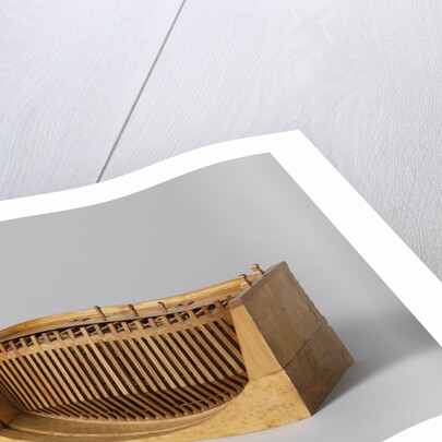 Model of a ship door in its rabbets by Antoine Groignard