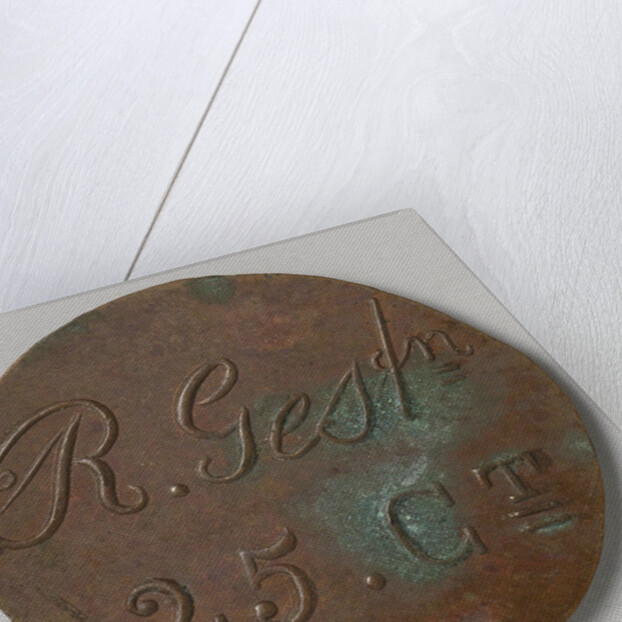 Rijksgestichten Ommerschans and Veenhuizen, home currency beaten by order of the Charity Society worth 25 cents by Anonymous