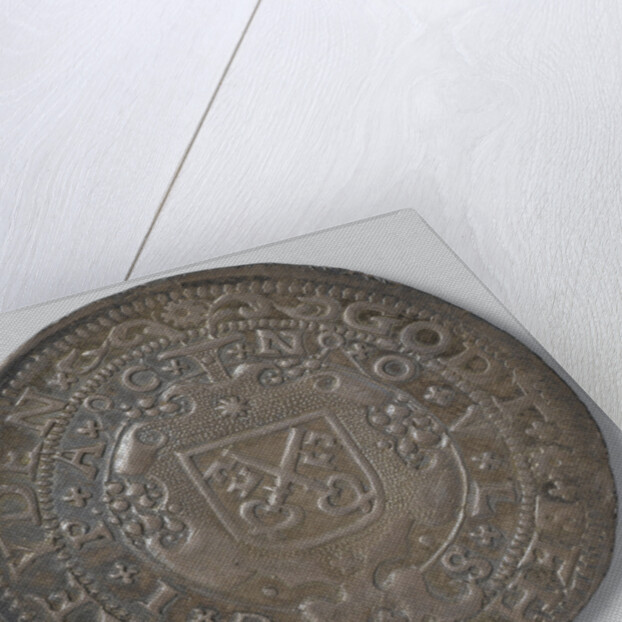 Twenty-eight pence, siege of Leiden, emergency coin made of silver from churches and monasteries by Anonymous