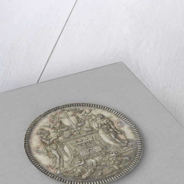 Attendance Token of the city of Alkmaar The Netherlands, Romeyn de Hooghe by Reynier Arondeaux