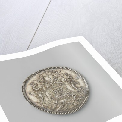 Attendance Token of the city of Alkmaar The Netherlands, Romeyn de Hooghe by Reynier Arondeaux