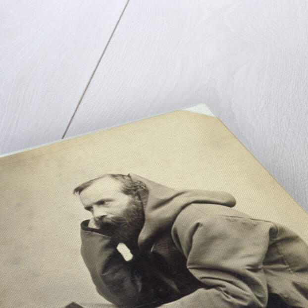 Genre Portrait of a monk by Louis Wegner