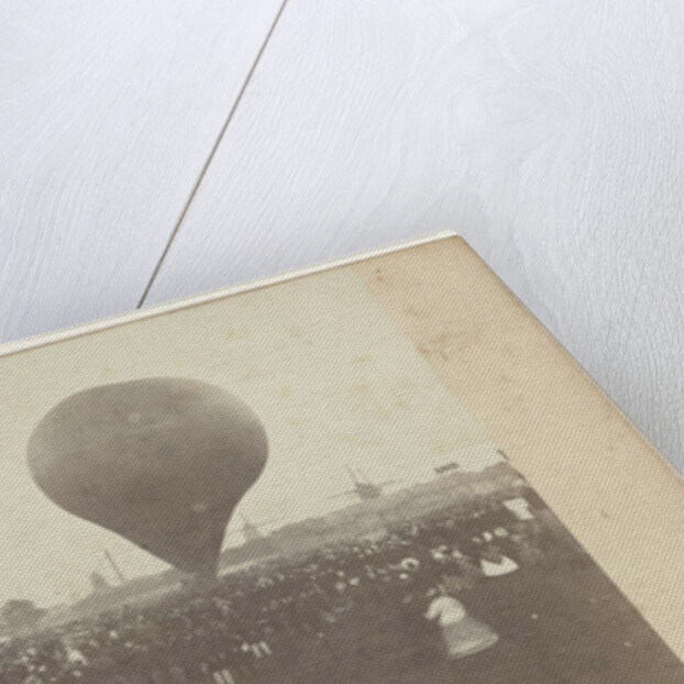 Nadars air balloon at Palace of Industry, Paleis voor Volksvlijt by Anonymous