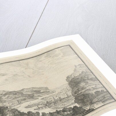 River Landscape with View of a city by Gerard Melder