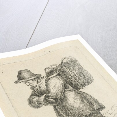 Fishmonger, with basket on back by François Joseph Pfeiffer II