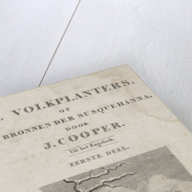 Title page for, J. Cooper, The settlers, 1826, De volkplanters, Slaes by Anonymous