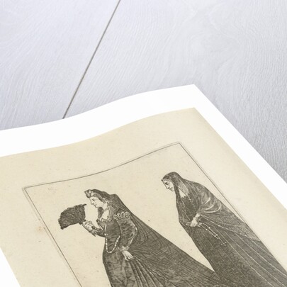 Two wealthy women dressed in the Venetian fashion, Anonymous by Johannes Covens en Cornelis Mortier Pieter Lastman