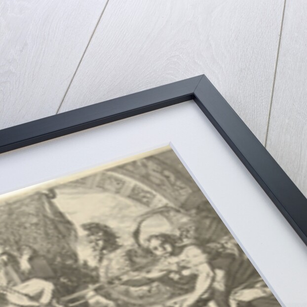 Prince William III in an allegorical frame, Johannes Jacobsz van den Aveele by Jacobus Robijn Gerard de Lairesse