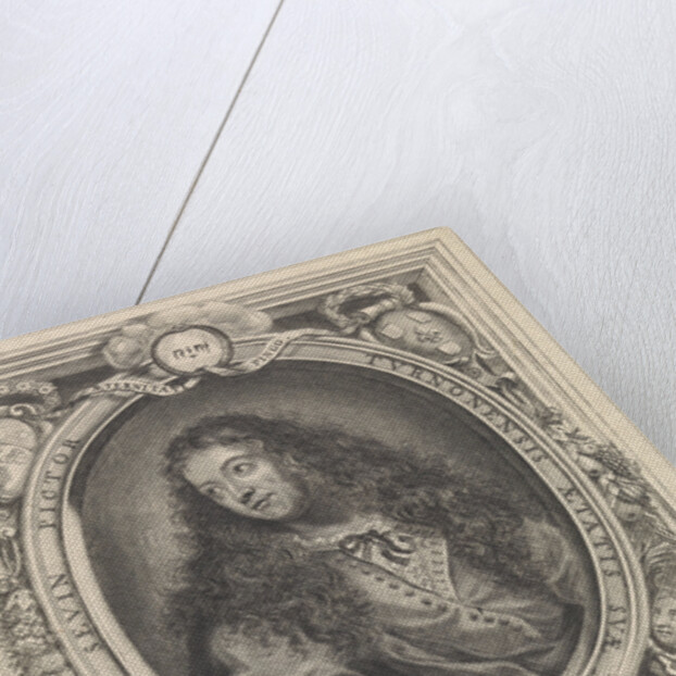 Portrait of the painter Petrus Paulus Sevin van Tours by Claudius Vermeulen