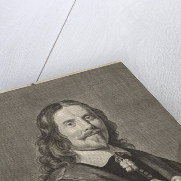 Portrait of Henricus Regius, Theodor Matham by Hendrick Bloemaert